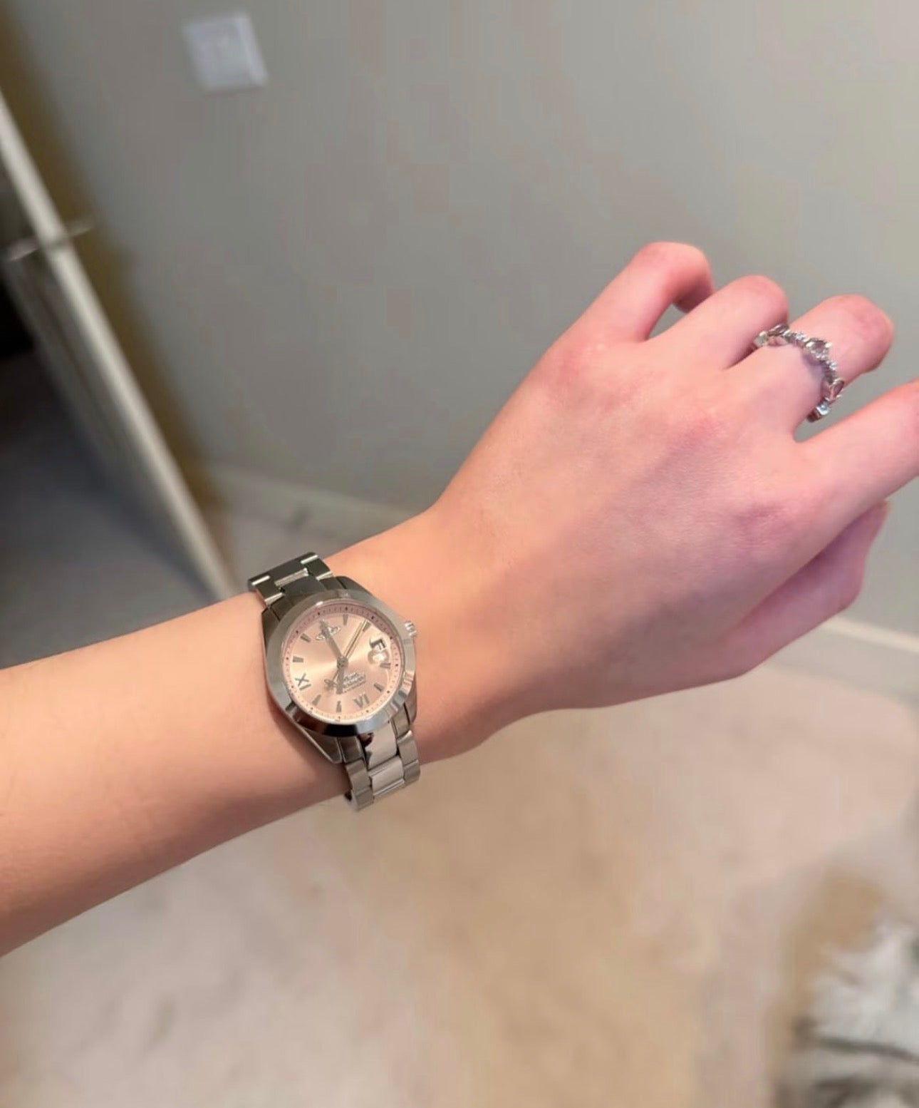 Fenchurch pink watch