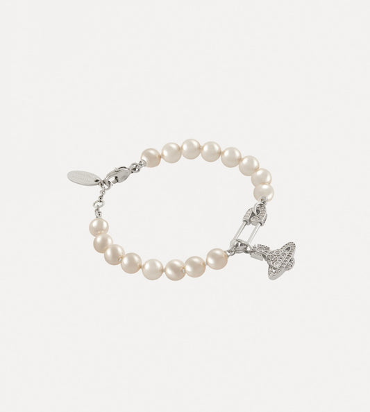 Lucrece silver pearl bracelet