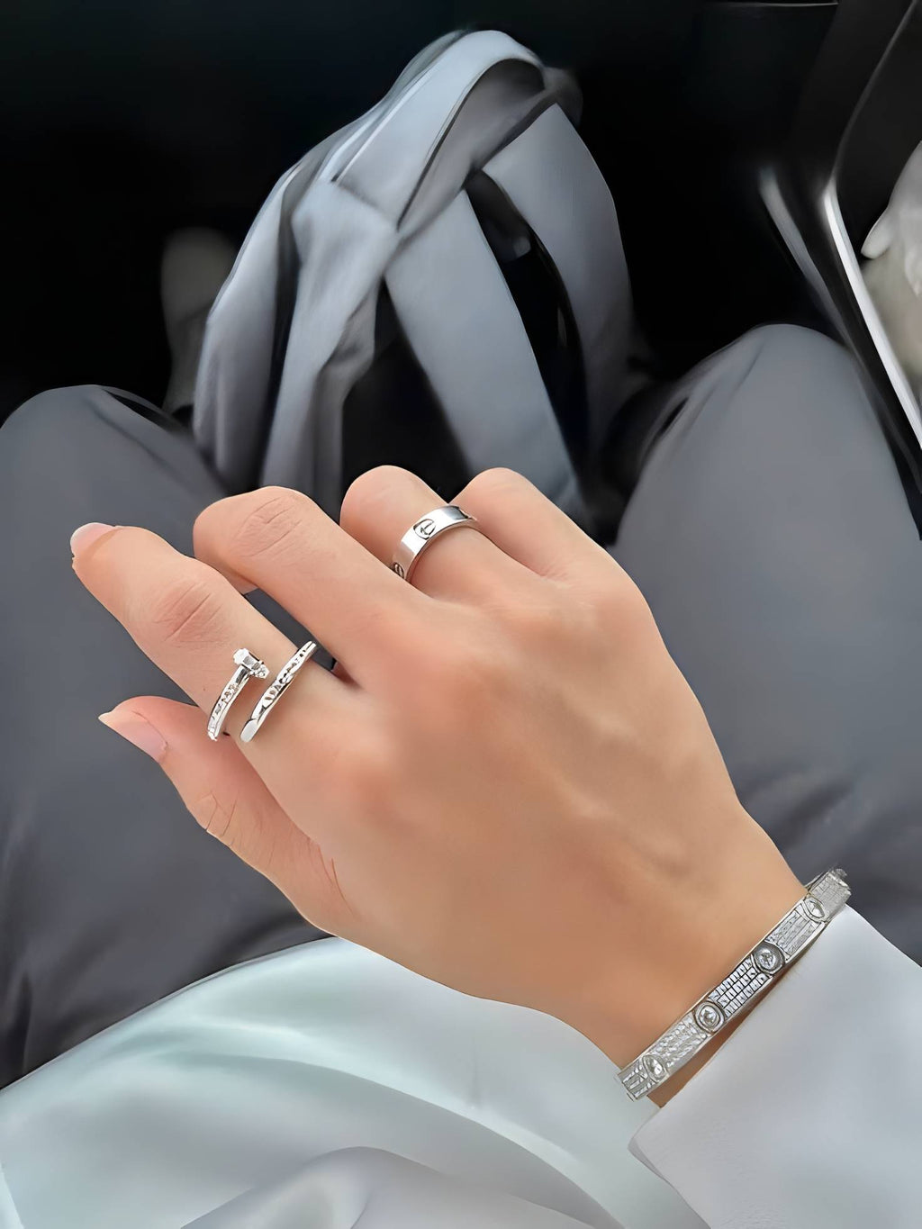 Cartier ring stack