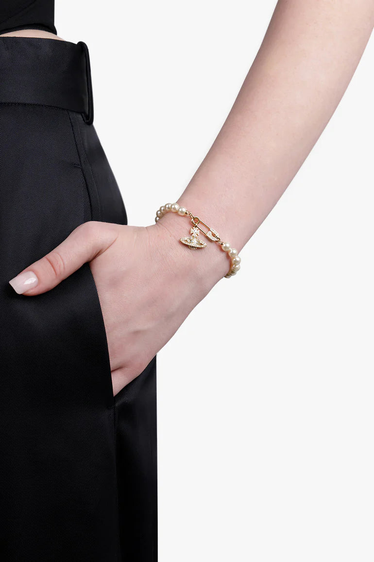 Lucrece gold pearl bracelet
