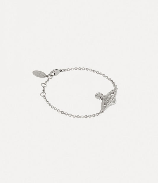 Minibas relief silver bracelet