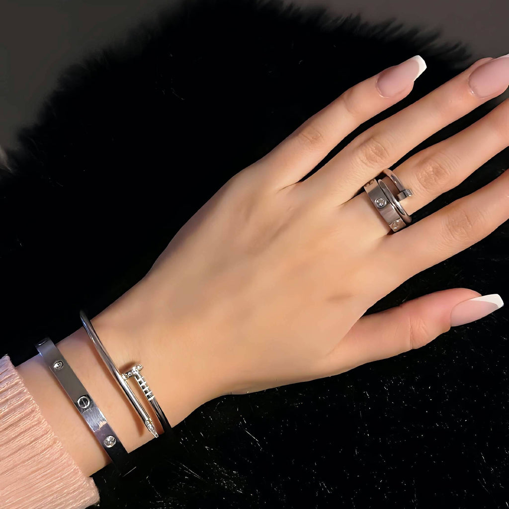 Cartier silver bracelets