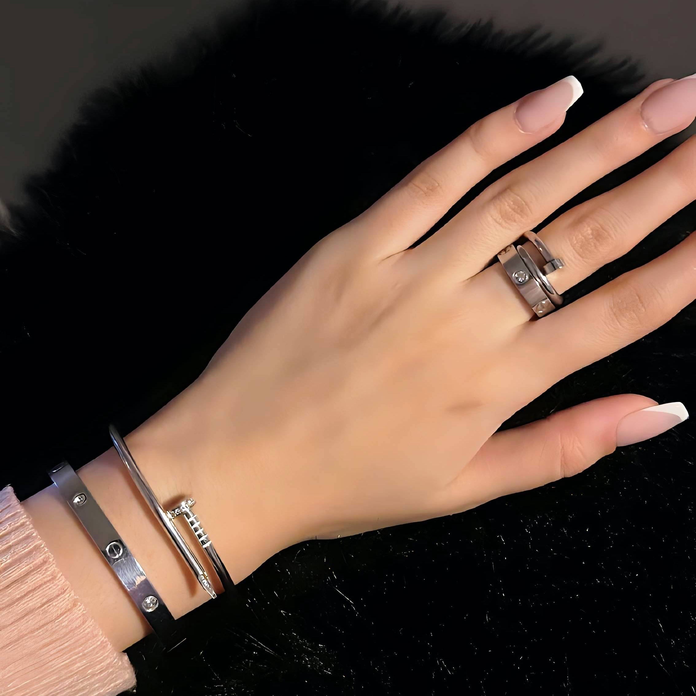 Cartier silver bracelets