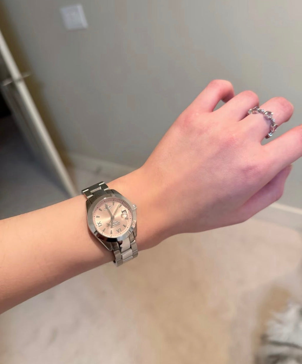 Fenchurch pink watch