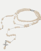 Broken pearl necklace