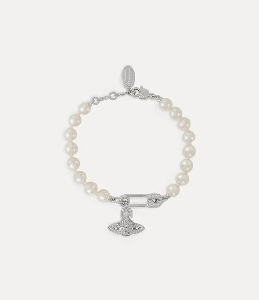 Lucrece silver pearl bracelet