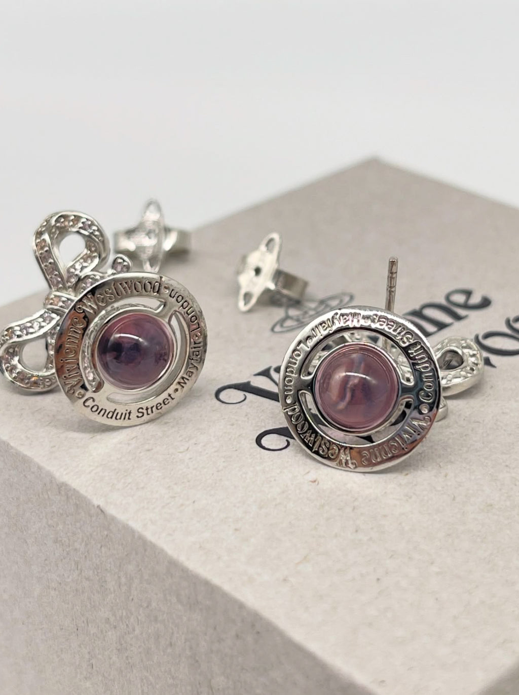 Octavie pink earrings