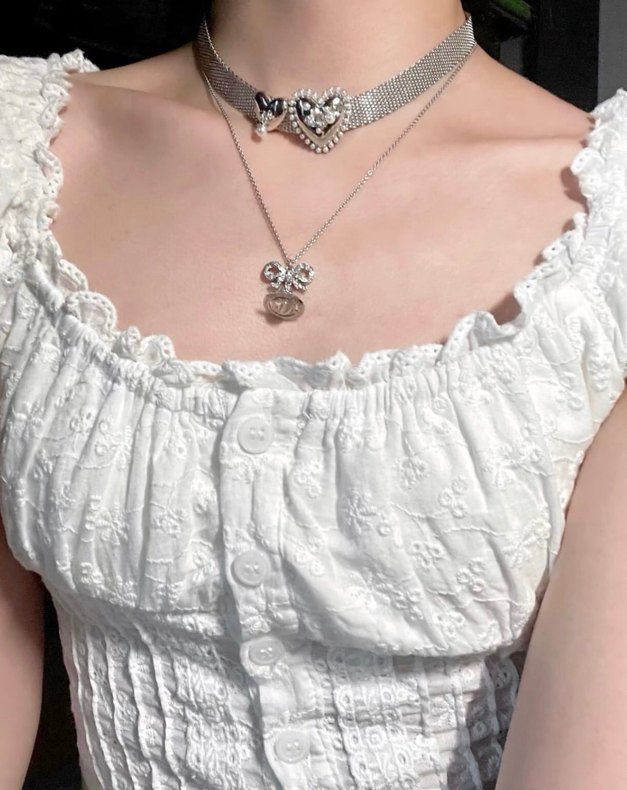 Octavie pink necklace