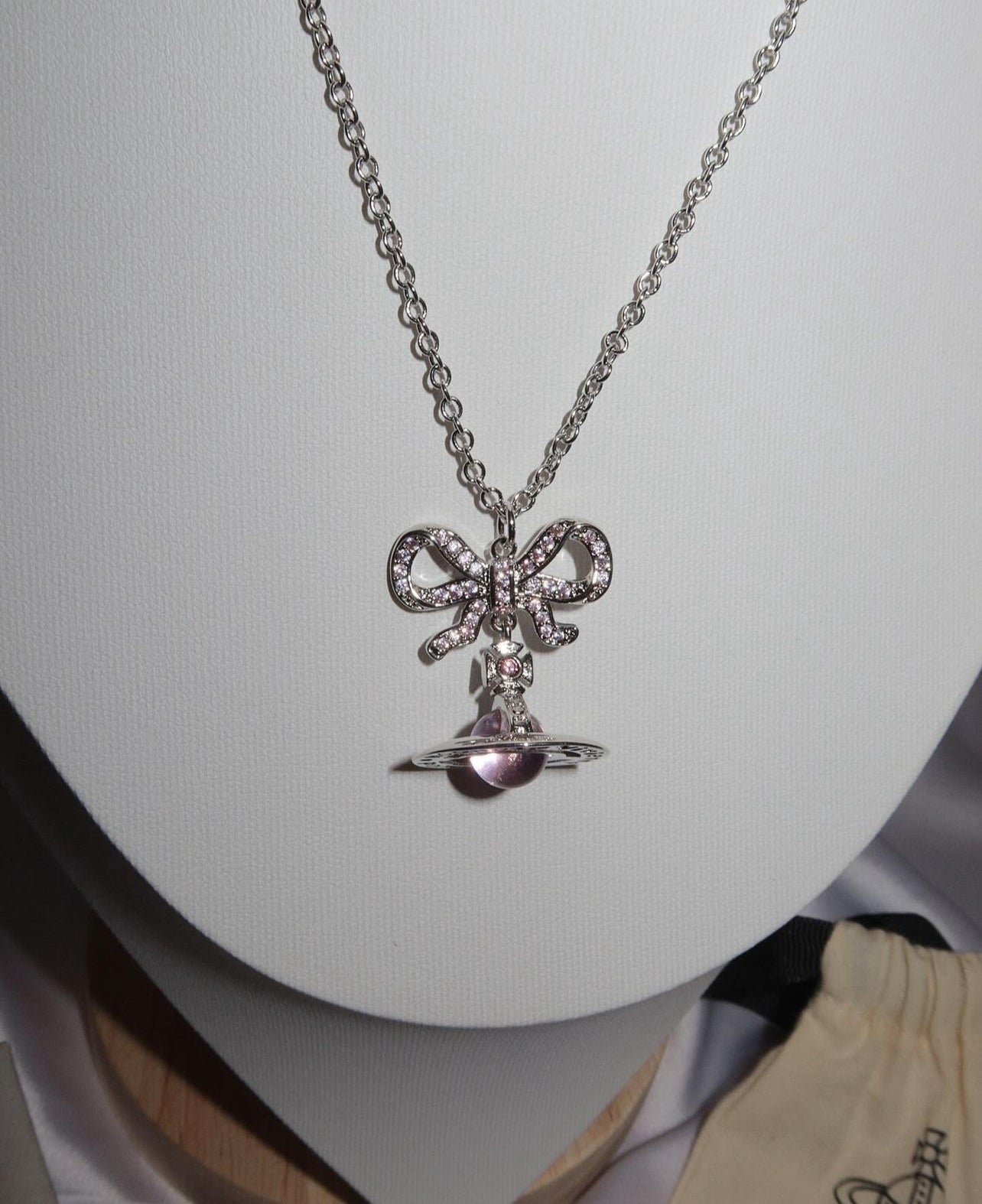 Octavie pink necklace