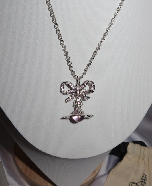 Octavie pink necklace