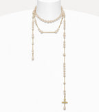 Broken pearl necklace