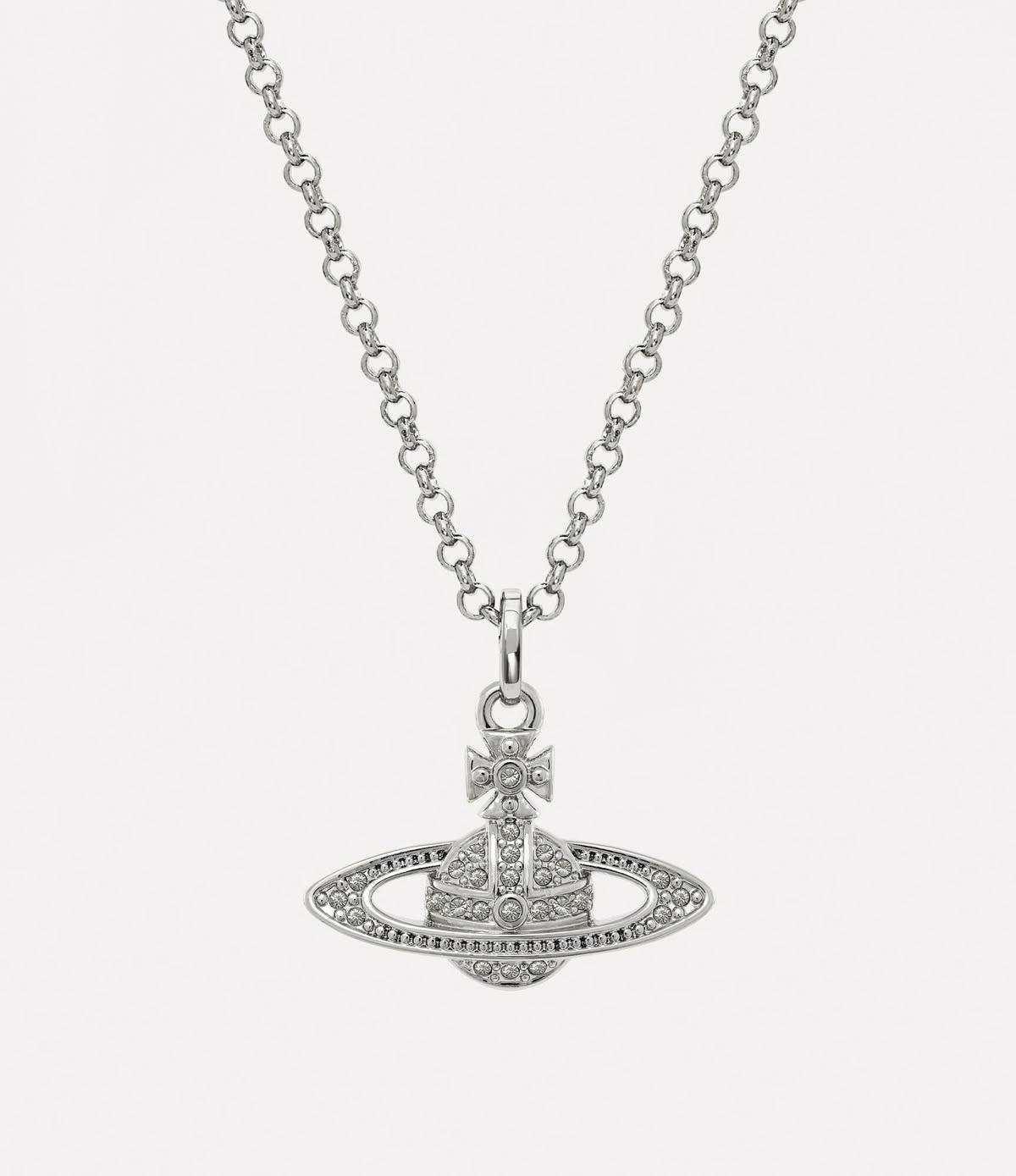 Minibas relief silver pendant