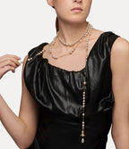Broken pearl necklace