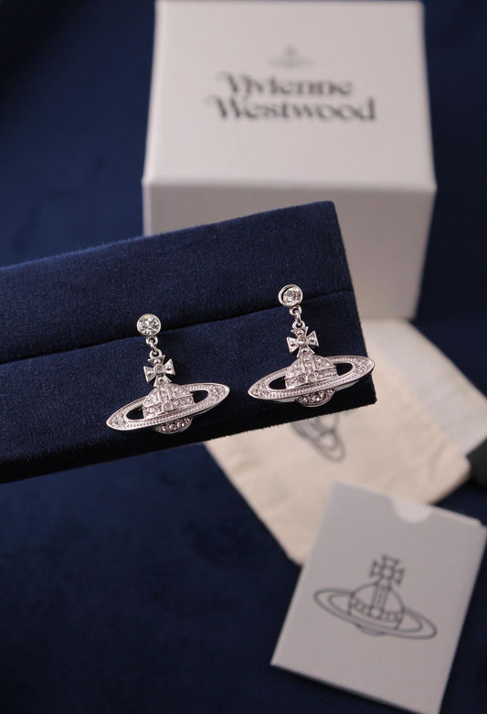 Minibas relief drop earrings