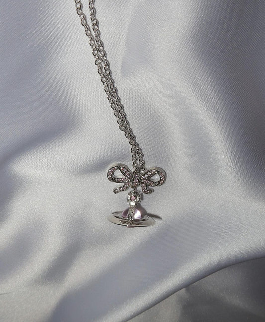 Octavie pink necklace