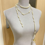 Broken pearl necklace