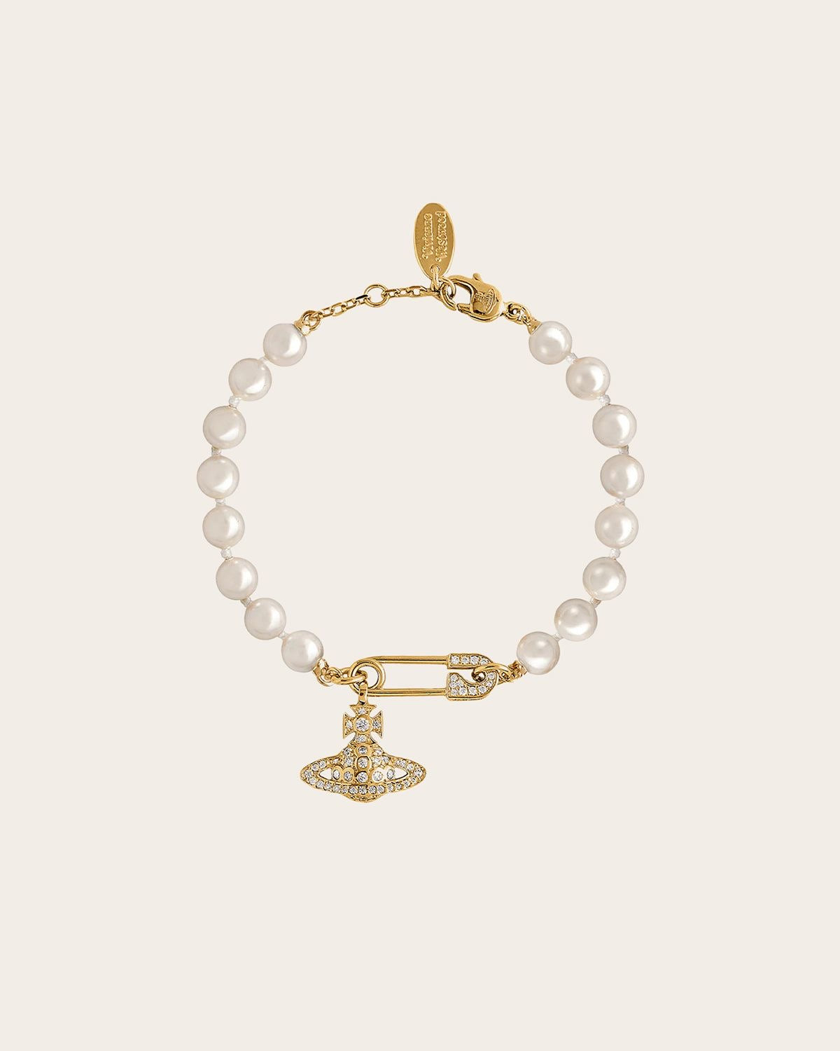 Lucrece gold pearl bracelet